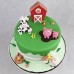 Farmyard Fondant 3 Layers Cake (D,V, 3L)
